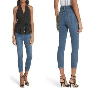 Veronica Beard Kate Crop Jean